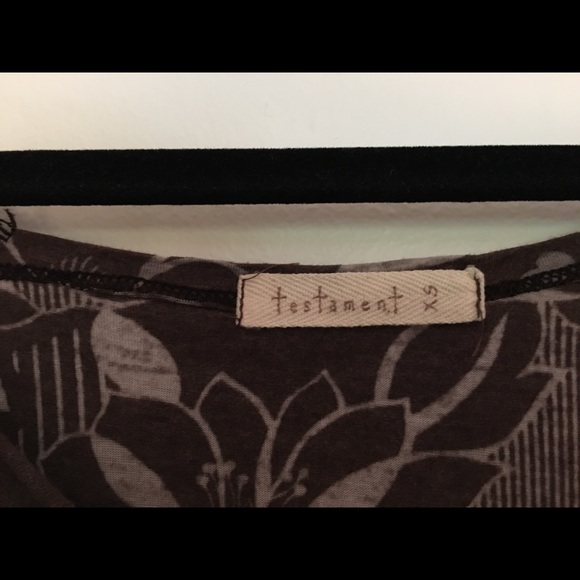TESTAMENT COTTON PRINT TOP - Picture 3 of 3